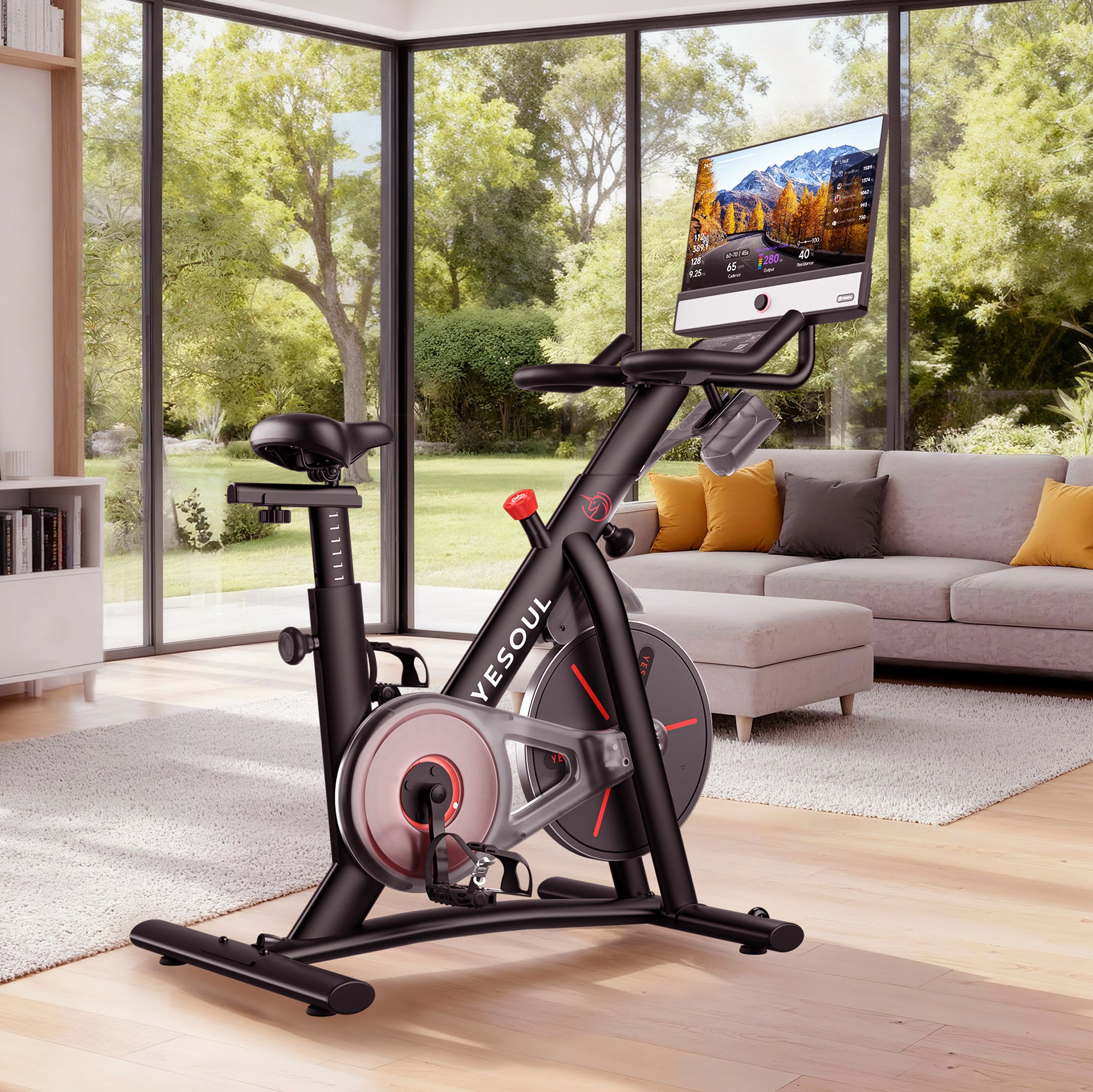 Yesoul G1M Plus Bike (Bike + Bildschirm) EU‑Norm