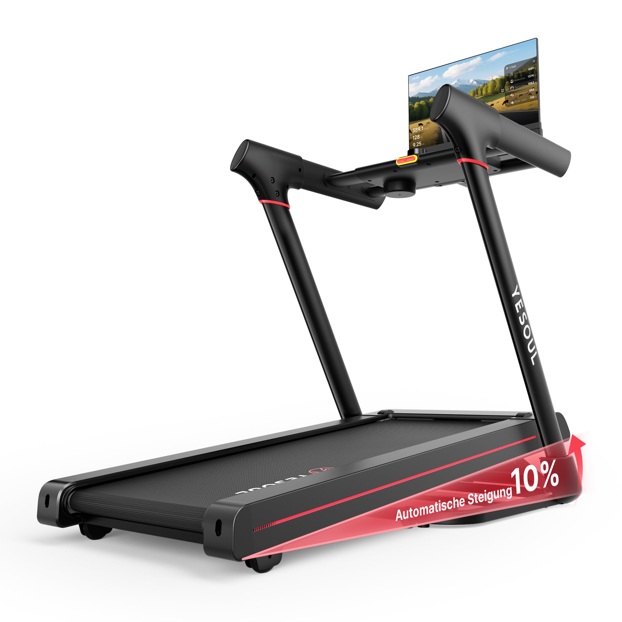 Yesoul T3S Plus Laufband mit 10 % automatischer Steigung– EU-konform